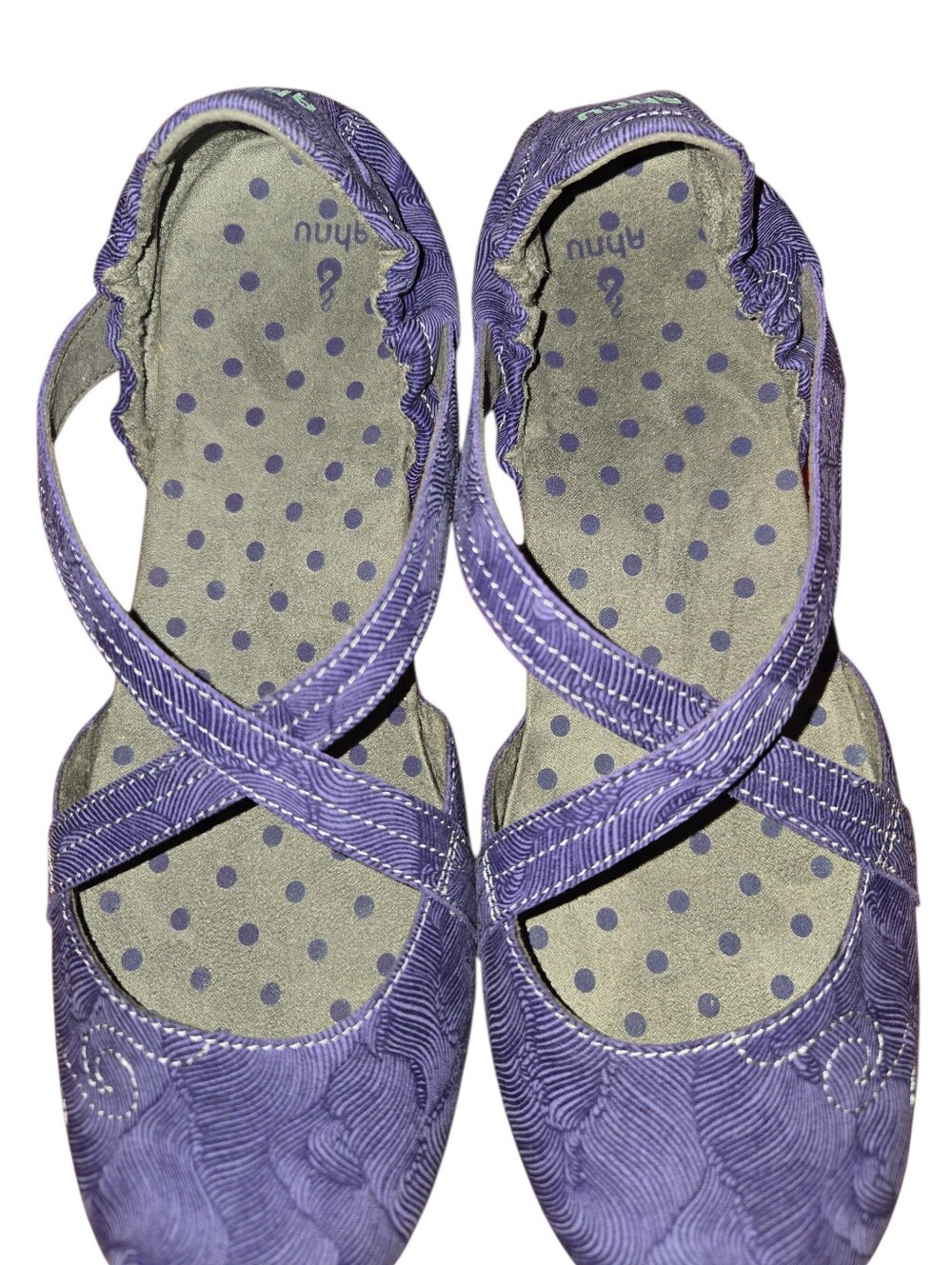 Ahnu Good Karma Ballet Flats Mary Jane Comfort Vegan Shoes - Picture 5 of 11